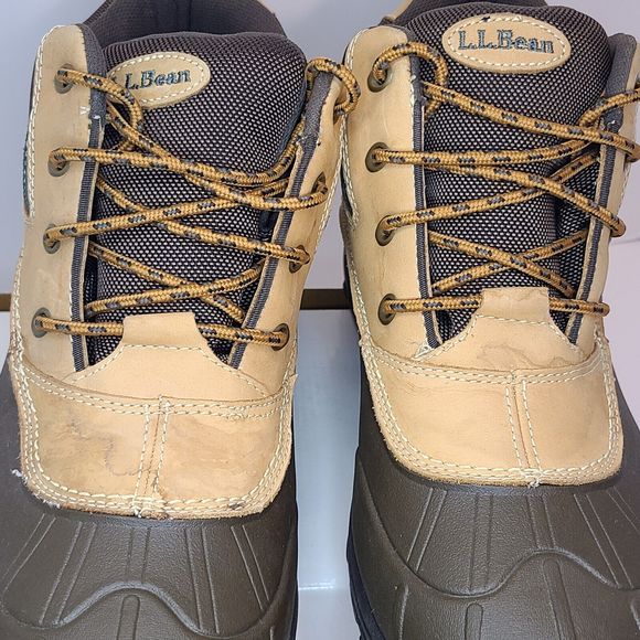 L.L. Bean Men's (13M) Brown Tan TEK 2.5 Storm Chaser Waterproof Ankle Duck Boots - Picture 5 of 13